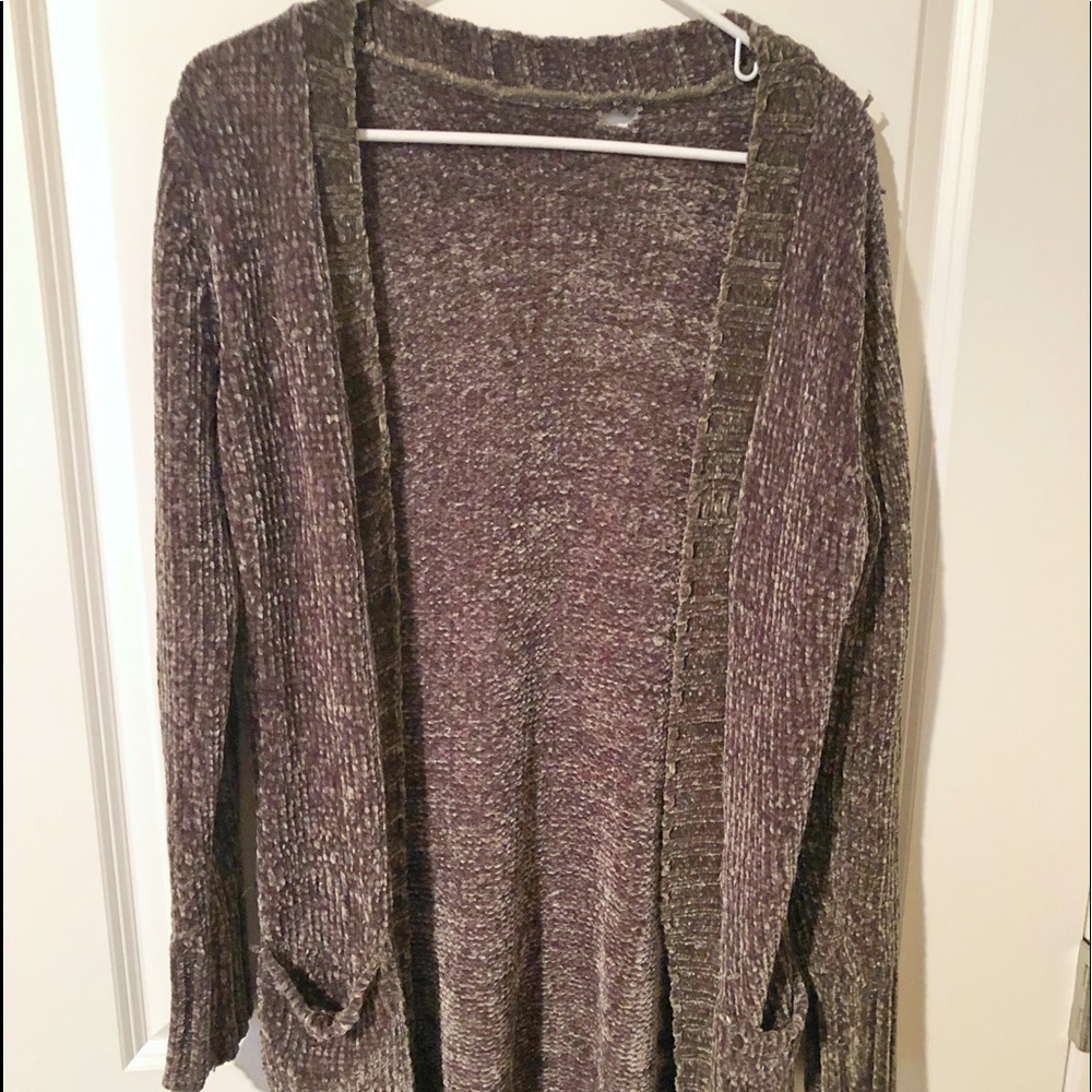 Chanille cardigan
